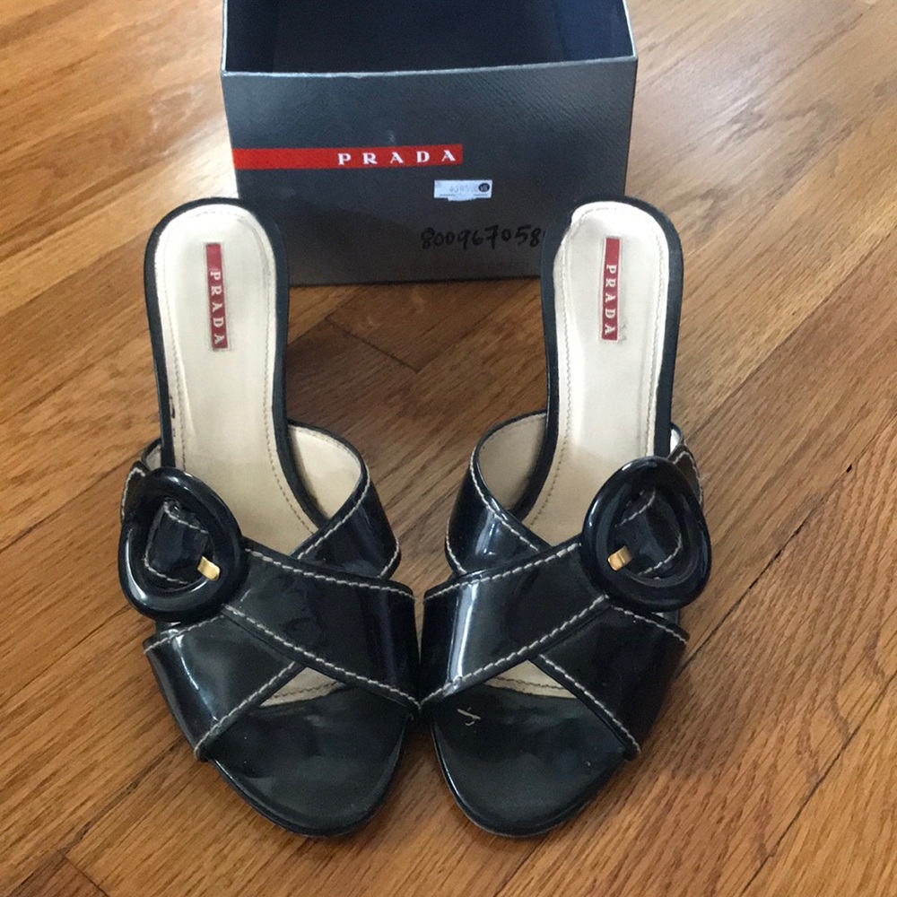 Prada wedges